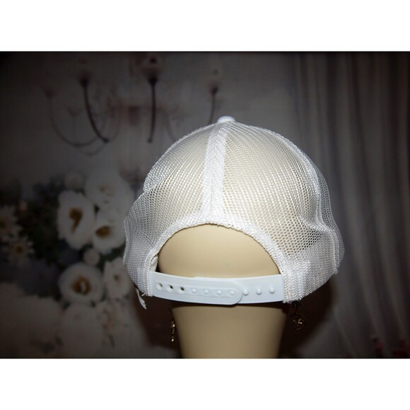 Vintage Myrtle Beach South Carolina Mesh Snap Back Trucker Hat White RARE - Picture 7 of 8